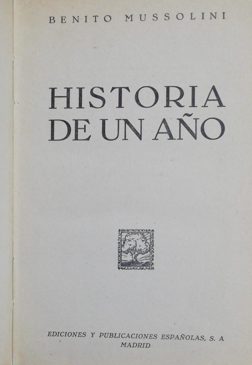 Historia de un año