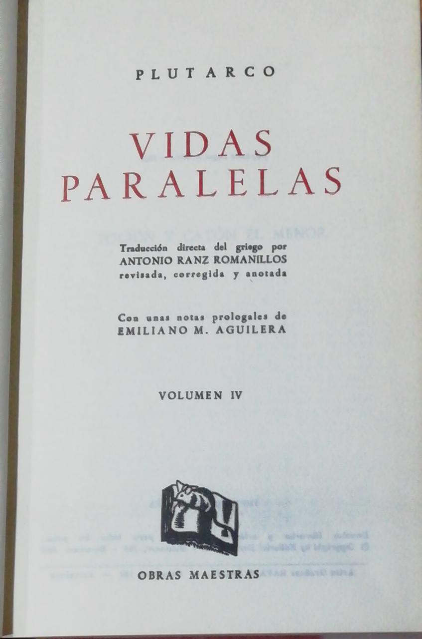Vidas paralelas de plutarco