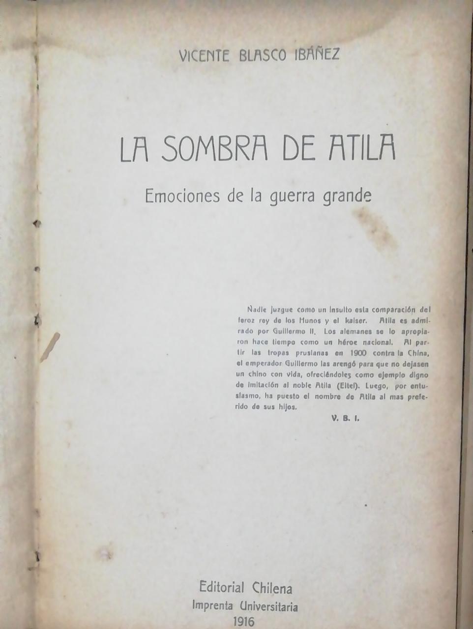 La sombra de Atila