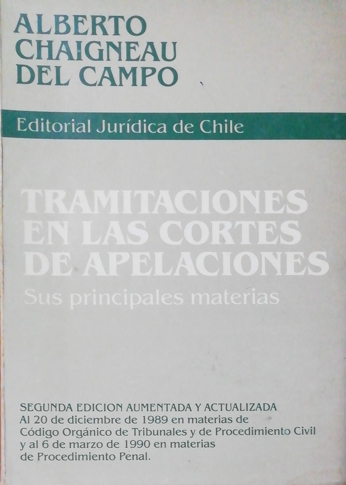 Tramitaciones en las Cortes de Apelaciones