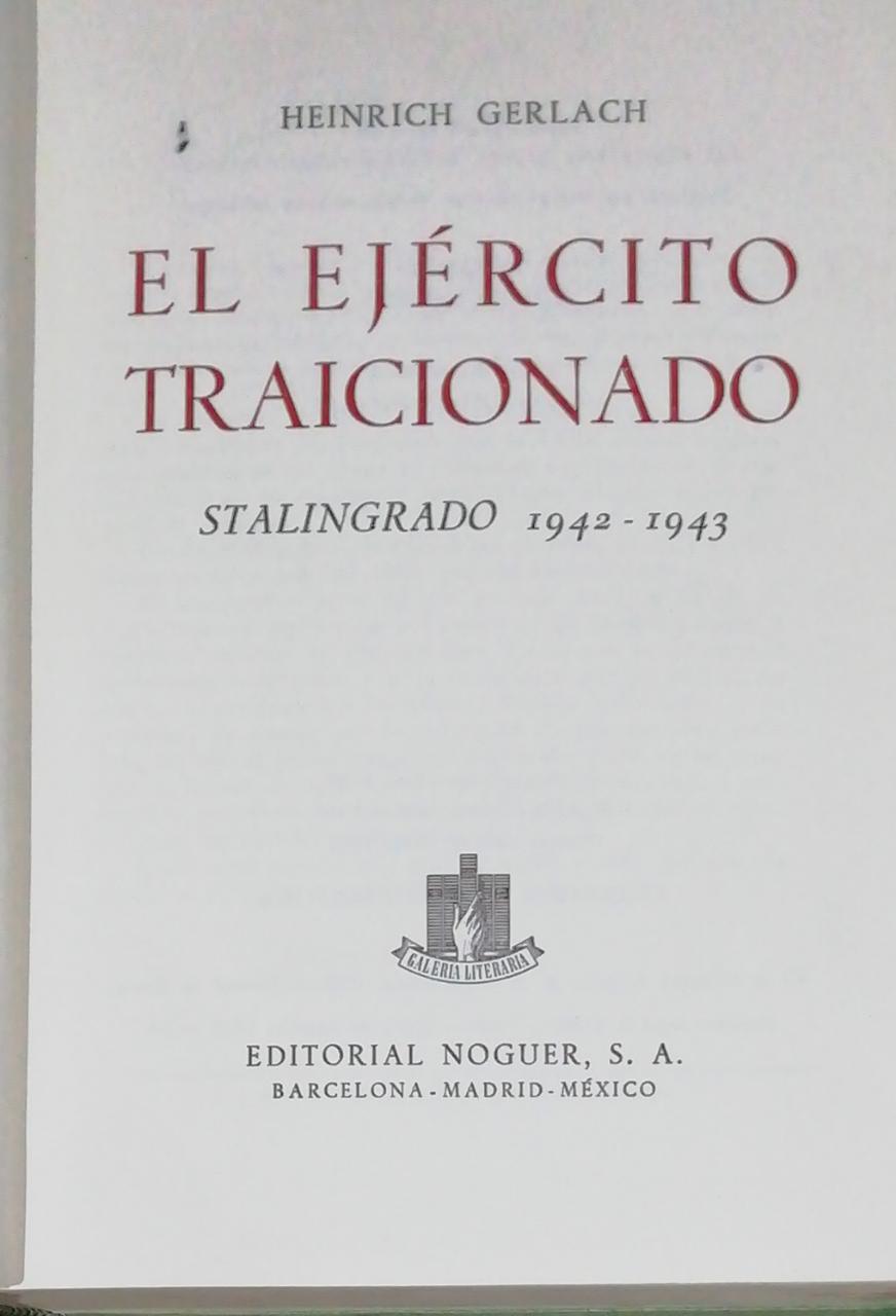 El Ejercito Traicionado