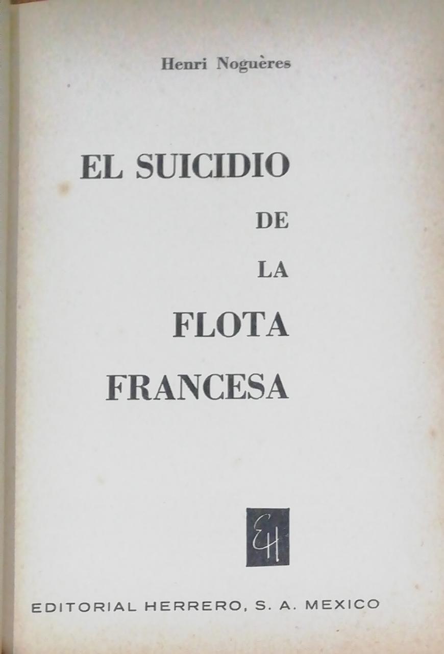 El suicidio de la flota Francesa