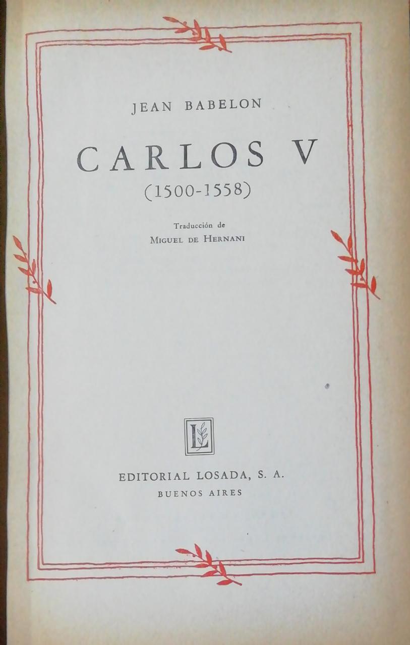 Carlos V de Jean Babelon