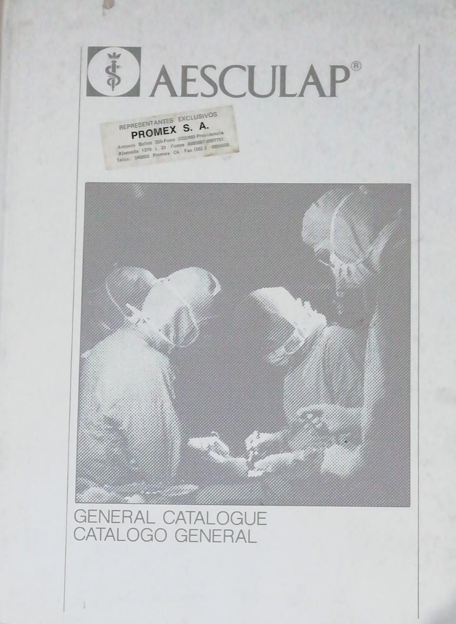 Aesculap Catalogo General Libropolis Chile