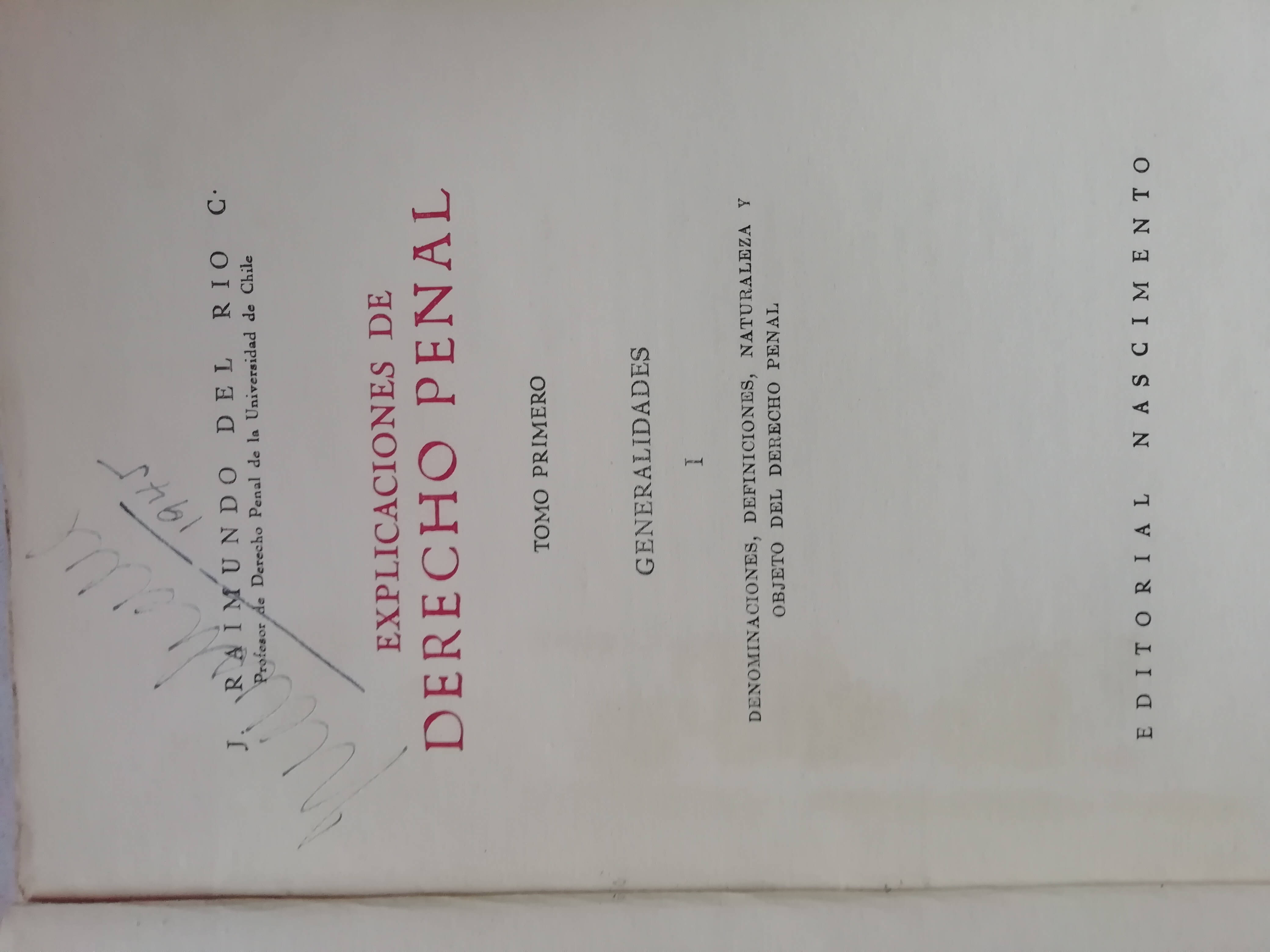 Explicaciones de Derecho Penal