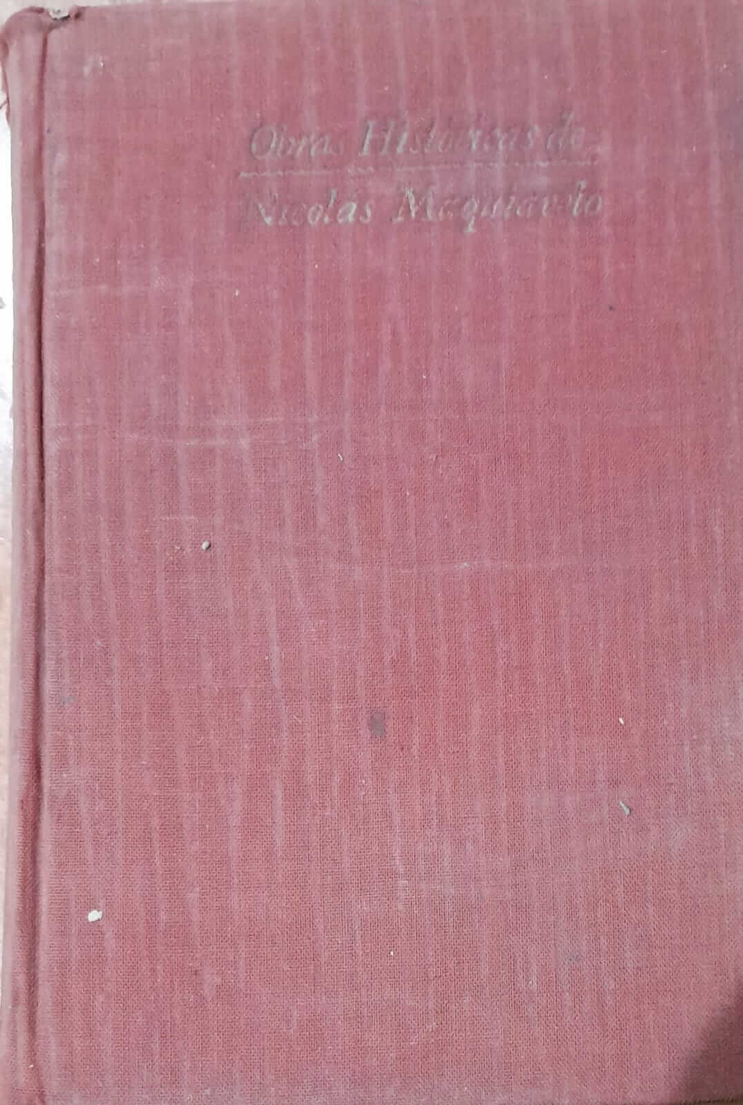 Obras Históricas de Nicolás Maquiavelo