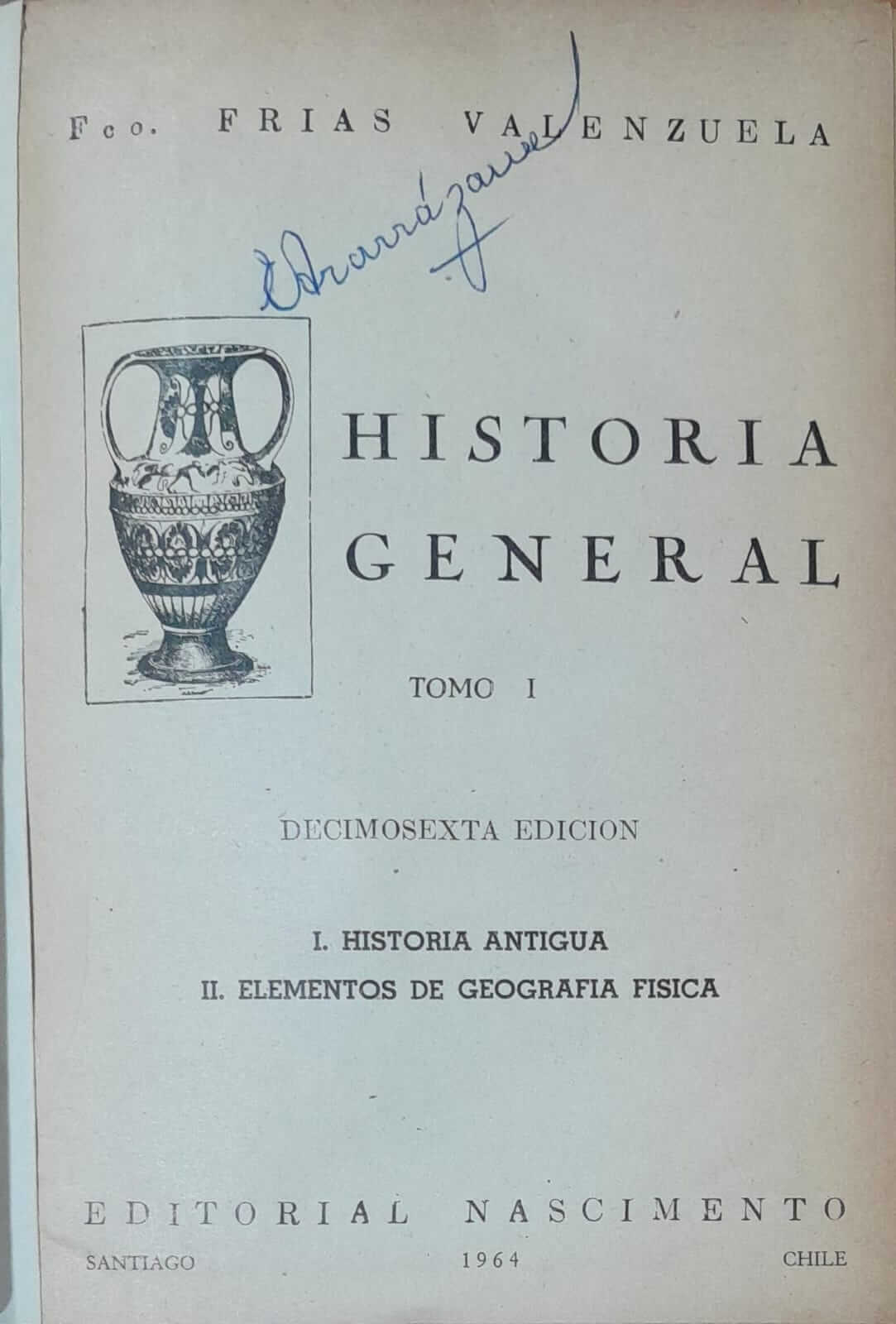 Historia general tomo I