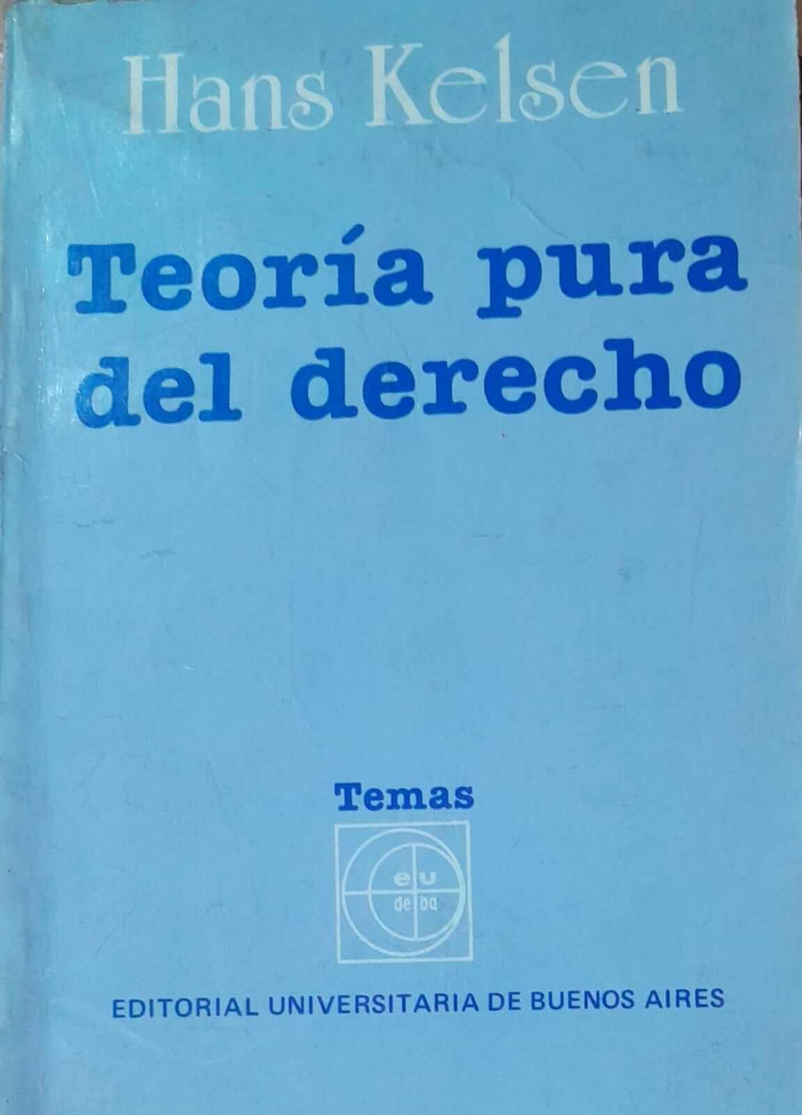 Teoría pura del derecho