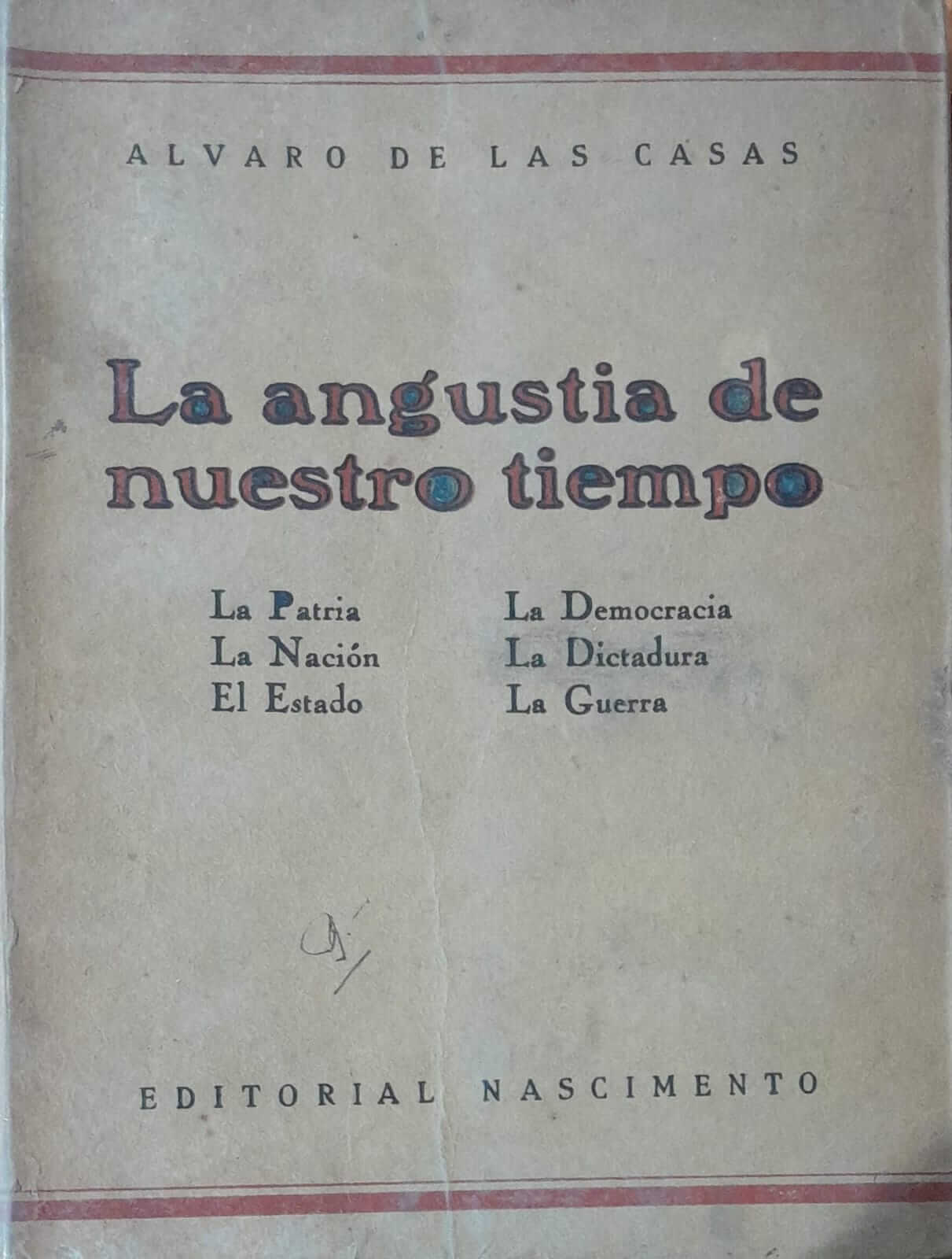 La angustia de nuestro tiempo