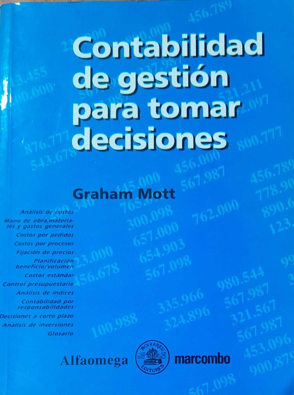 Contabilidad de Gestión para Tomar Decisiones