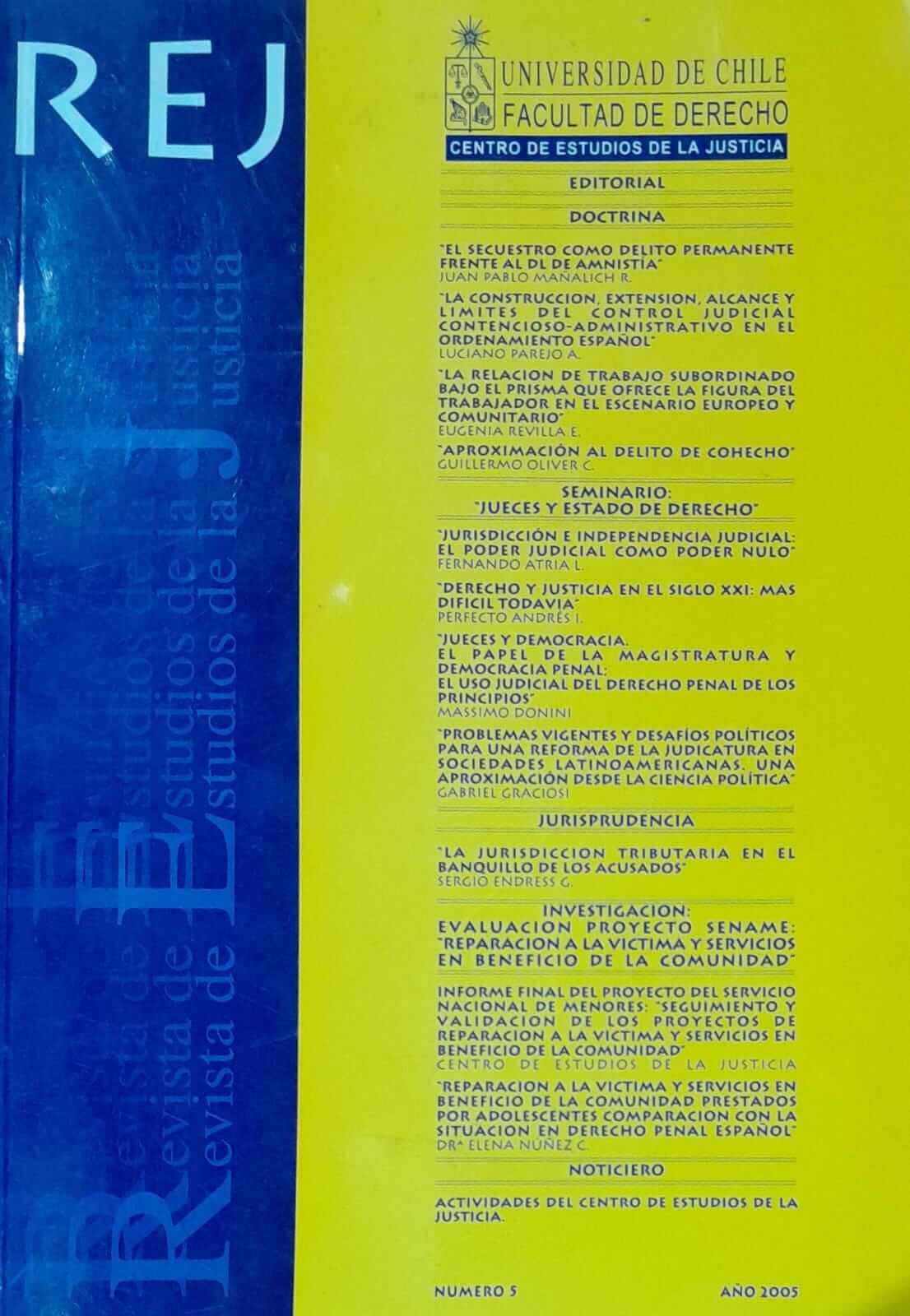 Revista de Estudios de la Justicia