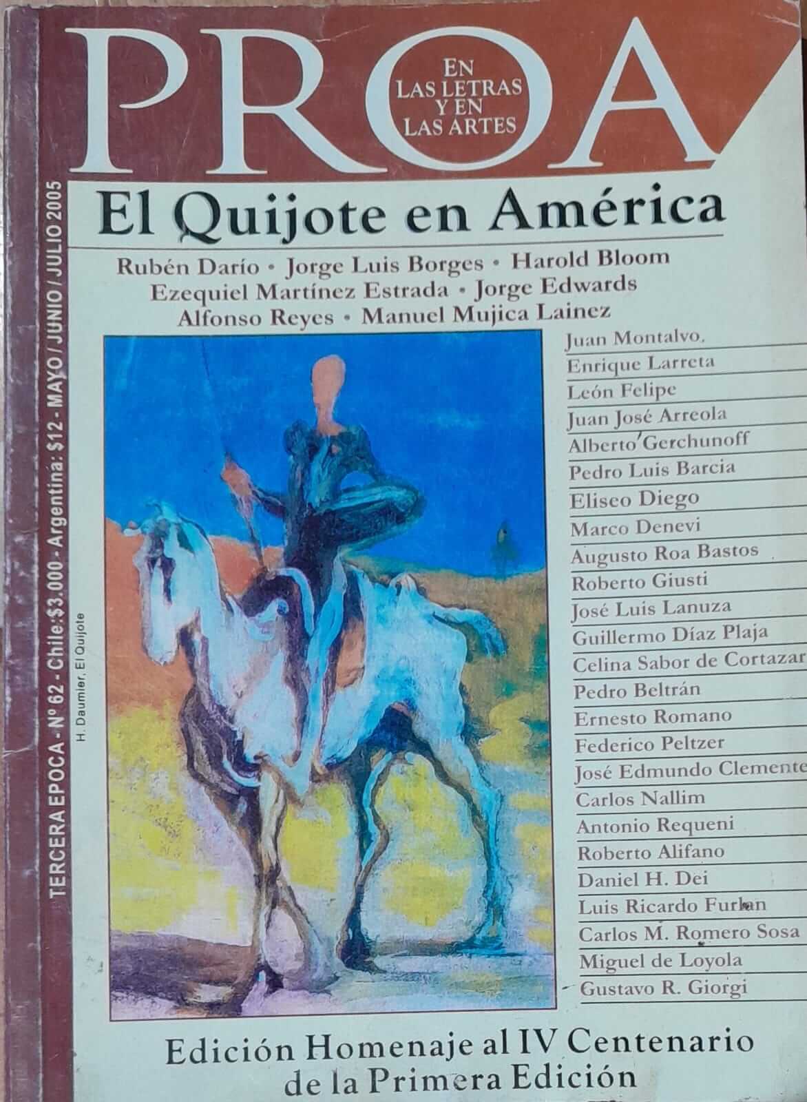 Revista Proa 3ra Época N62 El Quijote En América Mayo 2005