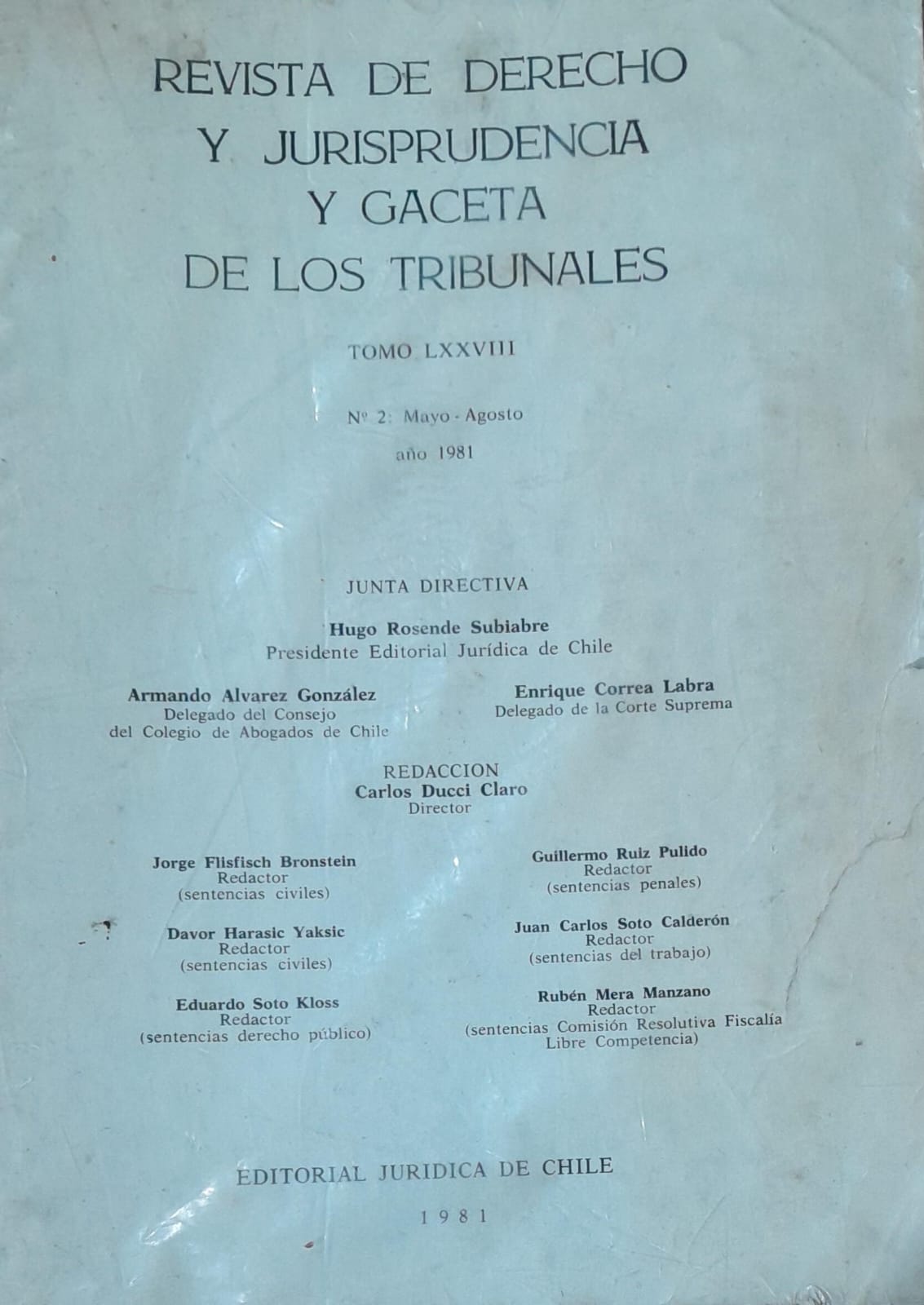 Revista de Derecho y Jurisprudencia y Gaceta de los Tribunales