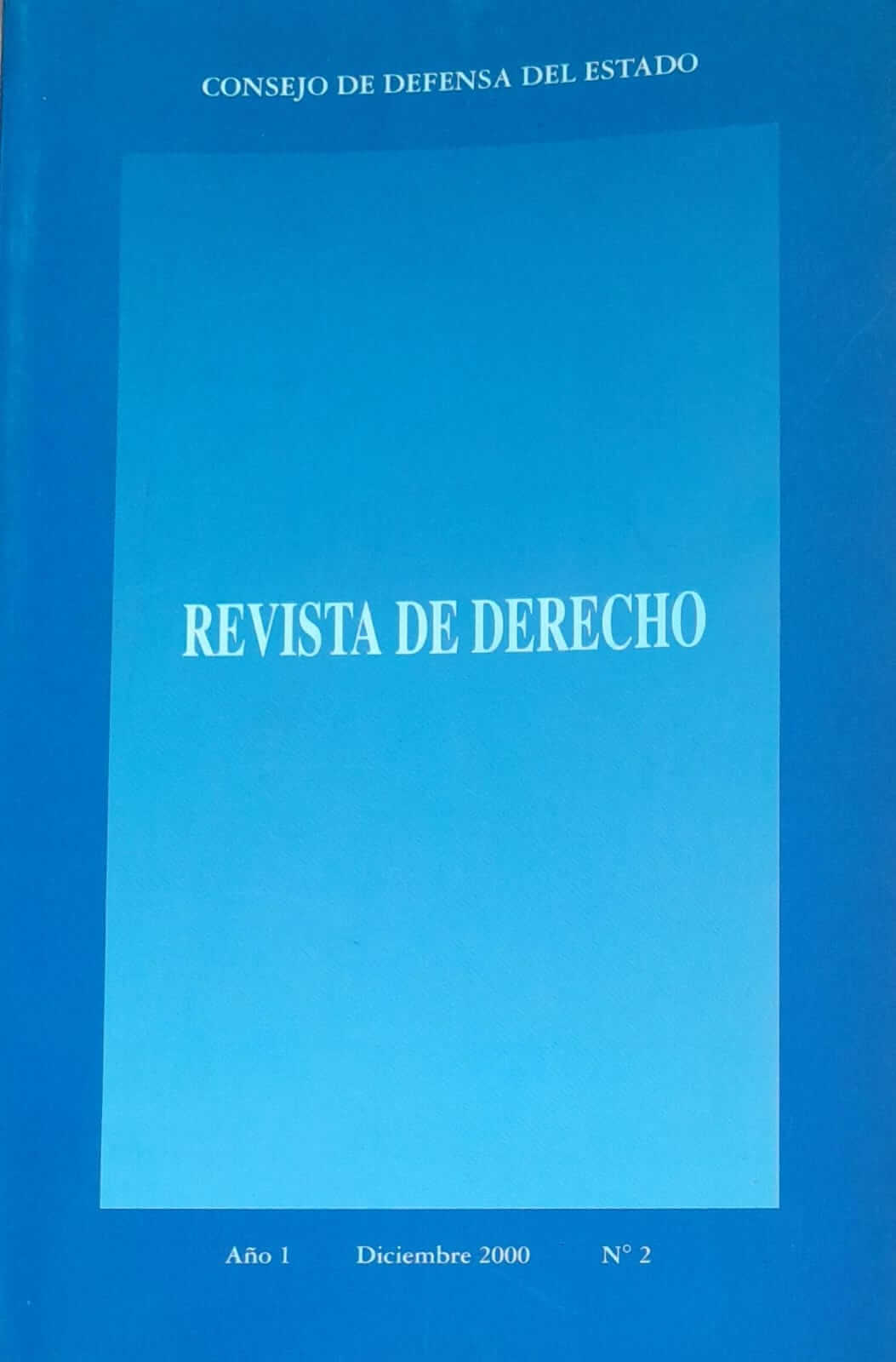 Revista de Derecho del Consejo de Defensa del Estado,
